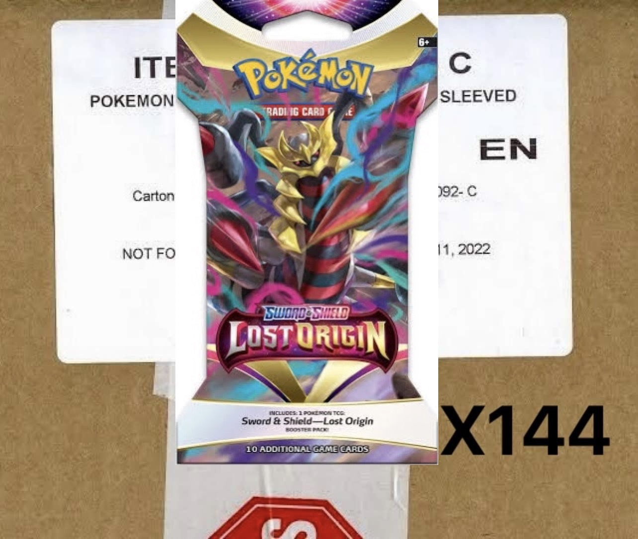 SWSH LOST ORIGIN Sealed Blister Case (144 PACKS)