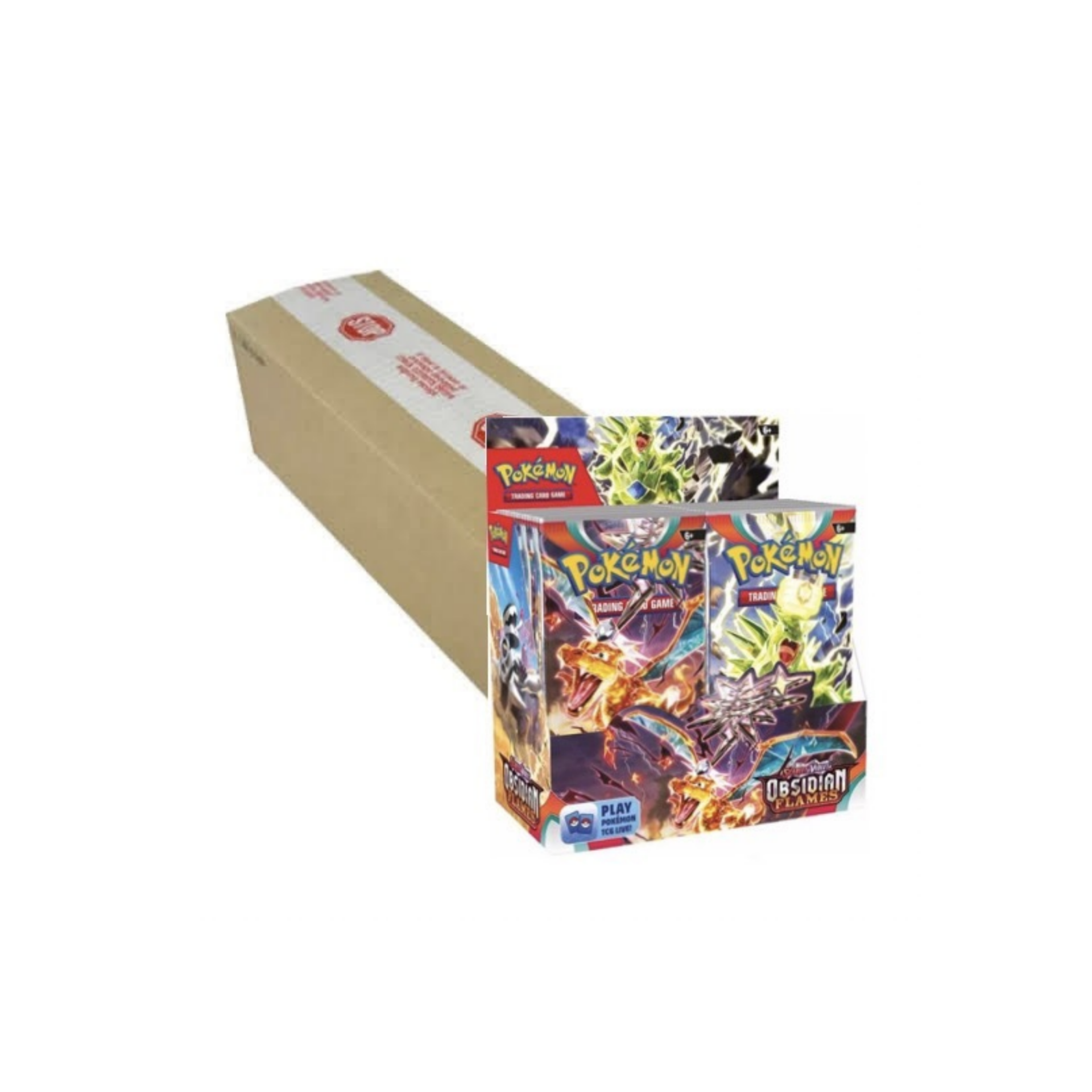 SV OBSIDIAN FLAMES Sealed Booster Case (216 PACKS)