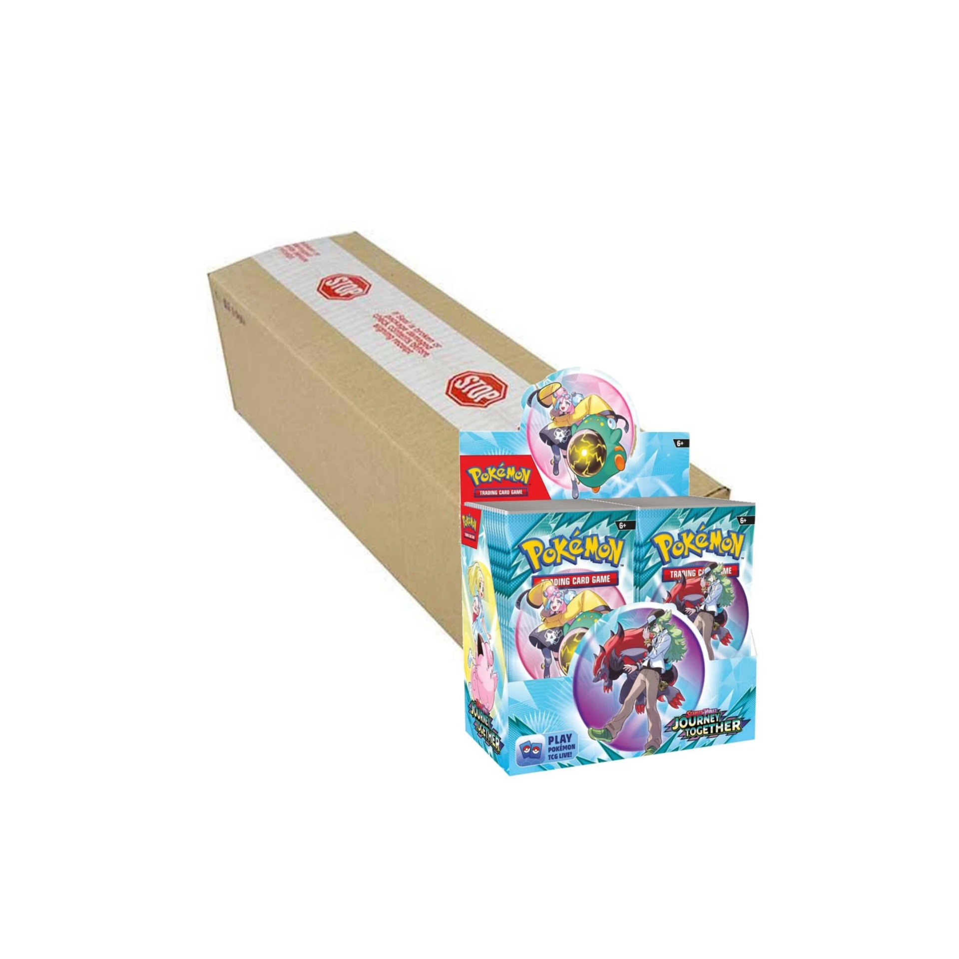 SV JOURNEY TOGETHER ENHANCED with box toppers Sealed Booster Case (216 PACKS)