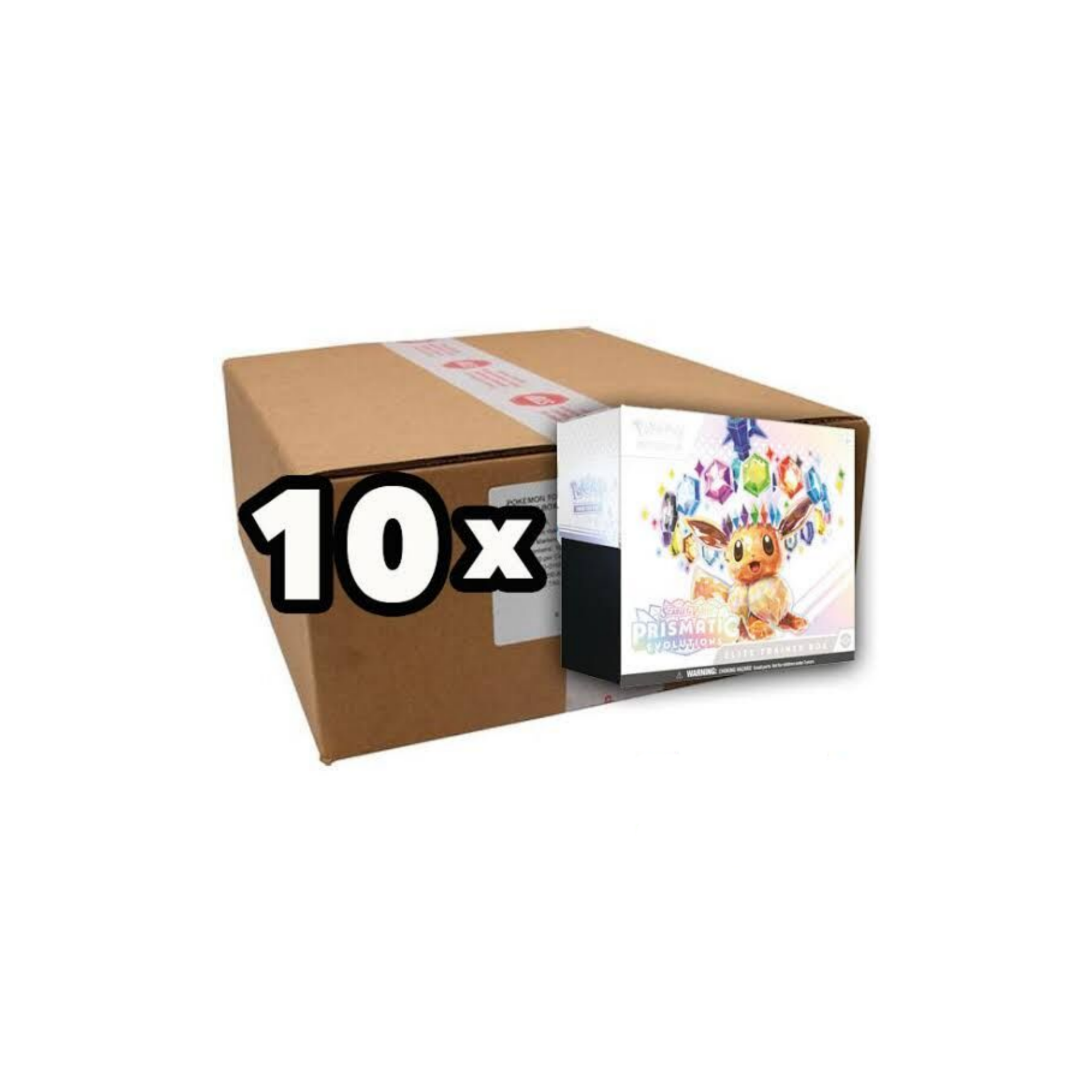 SEALED CASE 10X Pokemon Prismatic Evolutions Elite Trainer Boxes